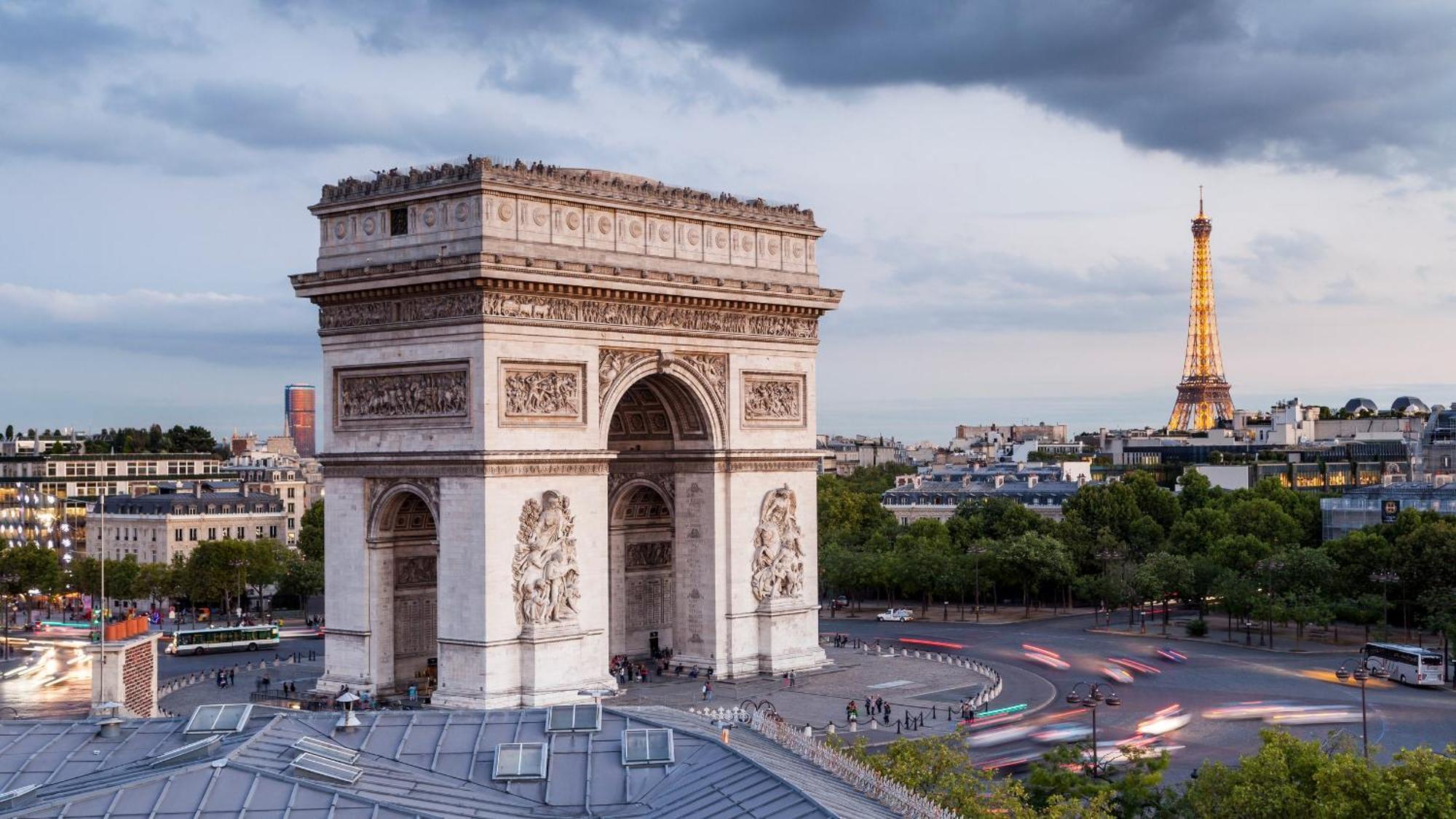 Studio Champs Elysees Tour Eiffel Paris Exterior foto